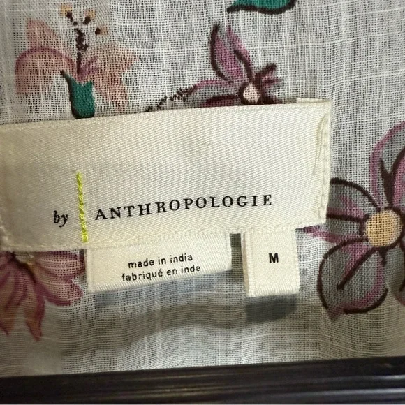 Floral Print Women's Top Ginevra Lace Babydoll Blouse 100% cotton - Picture 8 of 14